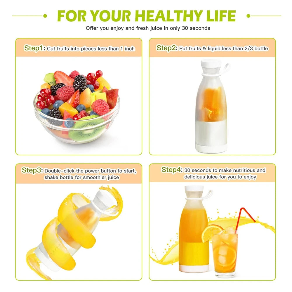 Portable USB Juice Blender